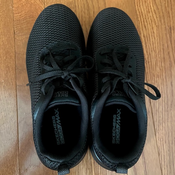 Skechers GOGA MAX AII Black SN15601 W Lace Up Athletic Shoes Sneakers Size 6.5 - Picture 5 of 13